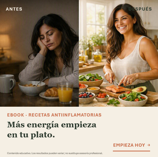 Ebook: Desinflama tu cuerpo y Recupera tu Energía ⭐